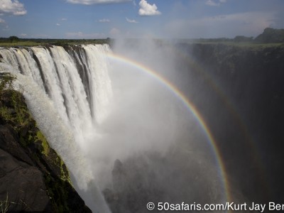 Victoria falls, calendar, when to go, best, wildlife, safari, photo safari, photo tour, photographic safari, photographic tour, photo workshop, wildlife photography, 50 safaris, 50 photographic safaris, kurt jay bertels, rainbow, waterfall