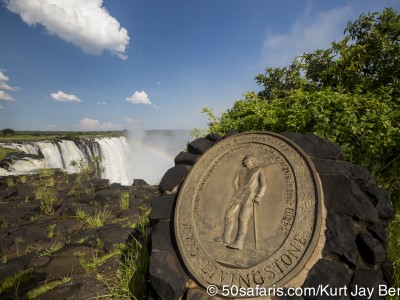 Victoria falls, calendar, when to go, best, wildlife, safari, photo safari, photo tour, photographic safari, photographic tour, photo workshop, wildlife photography, 50 safaris, 50 photographic safaris, kurt jay bertels, rainbow, waterfall, david livingstone