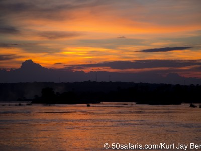 Victoria falls, calendar, when to go, best, wildlife, safari, photo safari, photo tour, photographic safari, photographic tour, photo workshop, wildlife photography, 50 safaris, 50 photographic safaris, kurt jay bertels, sunset